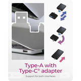 ICY BOX Lecteur de carte 2 en 1 IB-CR204-CU3 Noir