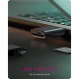 ICY BOX Lecteur de carte 2 en 1 IB-CR204-CU3 Noir