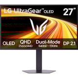 LG UltraGear 27GX790B-B 26.5" Moniteur gaming  Noir, 2x HDMI, DisplayPort, 2x USB-A, USB-C, 540 Hz