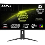 MSI MAG 321CUPDF 31.5" 4K UHD Moniteur gaming incurvé  Noir, 160Hz / 320Hz, DisplayPort, HDMI, USB-C, AMD Free-Sync