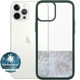 PanzerGlass ClearCaseColor iPhone 12 Pro Max, Housse smartphone Transparent/vert foncé