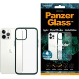 PanzerGlass ClearCaseColor iPhone 12 Pro Max, Housse smartphone Transparent/vert foncé