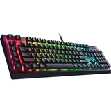 Razer BlackWidow V4 X RGB clavier gaming mécanique Noir, Layout US (QWERTY), Razer certified Mechanical Green Switches, 100%