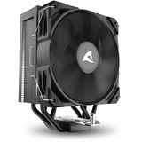 Sharkoon A40 Refroidisseur CPU Noir, Connecteur de ventilateur PWM à 4 broches