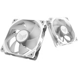 ASUS TUF Gaming TR120 ARGB Pack, 3 pièces, Ventilateur de boîtier Blanc/transparent