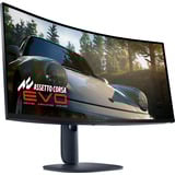 Alienware AW3425DW 34" Moniteur UltraWide gaming incurvé  Bleu foncé, 240 Hz, HDMI, DisplayPort, USB-C, AMD FreeSync, NVIDIA G-SYNC