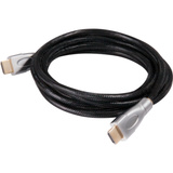 Club 3D HDMI 2.0 haute vitesse de première qualité, Câble Noir, 1 mètre, 4K 60Hz