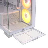 Corsair 2800X RS-R ARGB boîtier mini tower Blanc | 1x USB-A | 1x USB-C | Window