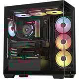 Corsair 3500X LX-R RGB iCUE LINK boîtier midi tower Noir | 2x USB-A | 1x USB-C | Verre Trempé