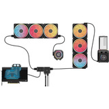 Corsair Combo pompe/réservoir iCUE LINK XD6 RGB ELITE LCD, Réservoir/Pompe Noir