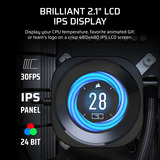 Corsair NAUTILUS RS LCD 2.1" Moniteur  Noir