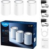 Cudy BE3600 (3-Pack), Routeur maillé Blanc, Routeur mesh Wi-Fi 7
