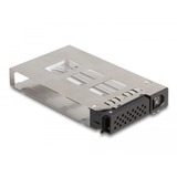 DeLOCK Rack mince, robuste et amovible de baie pour 1x SSD 2.5" U.2 NVMe, Cadrage Noir