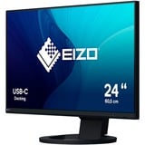 EIZO EV2480-BK 24" Moniteur Noir, 1x DisplayPort, 1x HDMI, 1x USB-C, 4x USB-A