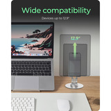 ICY BOX IB-TH201-R, Support Noir