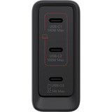 Lenovo 100W GaN Multi-port USB-C chargeur Noir, 3x USB-C, avec câble
