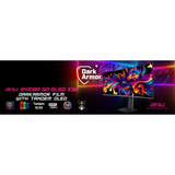 MSI MPG 341CQR QD-OLED X36 34" Moniteur UltraWide gaming incurvé Noir, 1x DisplayPort, 2x HDMI, 1x USB-C, 2x USB-A, 360 Hz