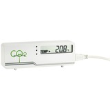 TFA 31.5006.02 capteur environnemental de maison intelligente, Mesureur de CO2 Blanc, Qualité de l’air, 0 - 50 °C, LCD, Blanc, Plastique, 116 mm