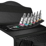 Wera Ceinture C 3 Jeu de douilles Zyklop, 1/2" , Clés mixtes à cliquet Noir, 6 pièces, avec fonction de maintien