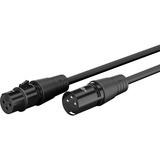 goobay Câble de connexion XLR Noir, 2 mètres