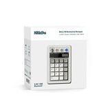 8BitDo Retro 18 Mechanical Numpad - M Edition, Pavé numérique Gris, Kaih Box White switch V2, Dye-sub PST keycaps, USB / 2,4 GHz / Bluetooth