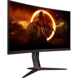 AOC C27G2Z3/BK 27" Moniteur gaming incurvé  Noir/Rouge, 280Hz, HDMI, DisplayPort