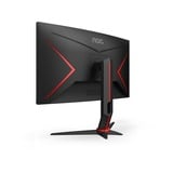 AOC C27G2Z3/BK 27" Moniteur gaming incurvé  Noir/Rouge, 280Hz, HDMI, DisplayPort