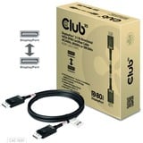 Club 3D DisplayPort 2.1 certifié, Câble Noir, 1,2 mètre, 8K