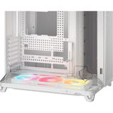 Corsair AIR 5400 LX-R LINK boîtier midi tower Blanc | 3x USB-C | RGB | Verre Trempé