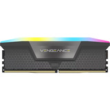 Corsair Vengeance RGB 64 Go DDR5-6000 (2x 32 Go) mémoire vive Gris, CMH64GX5M2D6000Z40, XMP, EXPO