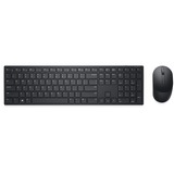 Dell Clavier et souris professionnels sans fil - KM5221W, set de bureau Noir, Layout l’UE (QWERTY), 1600 dpi