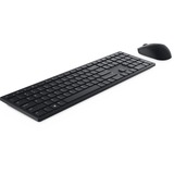 Dell Clavier et souris professionnels sans fil - KM5221W, set de bureau Noir, Layout l’UE (QWERTY), 1600 dpi