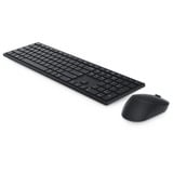 Dell KM5221W set de bureau sans fil Noir, Layout EU (QWERTY), 100%, 1600 dpi
