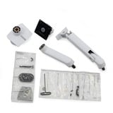 Ergotron Bras moniteur HX pour fixation bureau avec HD Pivot, Support de moniteur Blanc