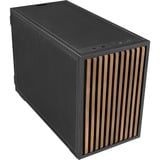 Lian Li B4-mATX (Wood Edition) boîtier mini tower Noir/bois | 2x USB-A | 1x USB-C