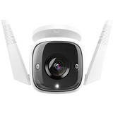 TP-Link Tapo TC65 caméra de sécurité Balle (forme) Caméra de sécurité IP Extérieure 2304 x 1296 pixels Plafond/mur, Caméra de surveillance Blanc/Noir, Caméra de sécurité IP, Extérieure, Avec fil &sans fil, Amazon Alexa & Google Assistant, CE, Plafond/mur