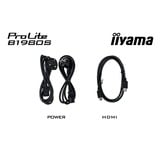 iiyama ProLite B1980S-B1 19" Moniteur Noir, 1x DisplayPort, 1x HDMI