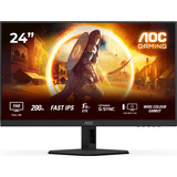 AOC 24G4HRE 23.8" Moniteur gaming  Noir/Rouge, 200 Hz, HDMI, DisplayPort, Audio