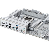 ASUS TUF GAMING B850-PRO WIFI7 W NEO carte mère socket AM5 Blanc, RAID, 2,5Gb-LAN, Wi-Fi 7, BT 5.4, Sound, ATX