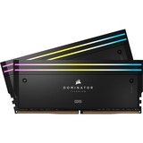 Corsair Dominator Titanium RGB 96 Go DDR5-6600 (2x 48 Go) mémoire vive Noir, CMP96GX5M2B6600C32, XMP 3.0