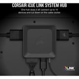 Corsair iCUE LINK System Hub, Contrôleur de ventilateurs Noir