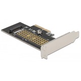 DeLOCK 90047 carte et adaptateur d'interfaces Interne M.2 PCIe, M.2, PCIe 4.0, Vert, Gris, PC, Windows 10, Windows 10 x64, Windows 8.1, Windows 8.1 x64