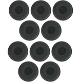 Jabra 14101-46 mousse d'écouteurs Cuir Noir 10 pièce(s), Coussin d'oreille Noir, Cuir, 10 pièce(s), Chine, 75 pièce(s), 4,88 kg, 680 mm