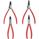 KNIPEX Jeu de pinces pour circlips, Set de pinces Rouge/Noir, 670 g, 4 outils