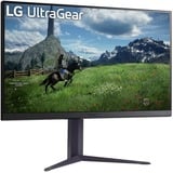 LG UltraGear 32GS85Q-B 31.5" Moniteur gaming  Noir, 2x HDMI, 1x DisplayPort, USB-A, USB-B, 180 Hz