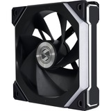 Lian Li UNI FAN SL120 V2 Reverse Blade Single Pack, Ventilateur de boîtier Noir, 4-PIN PWM + 3-PIN ARGB