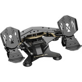 MOZA Pédales de gouvernail MRP Noir/Argent, Tout métal, RJ11/USB, capteurs haute résolution