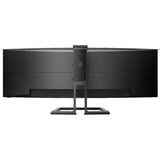 Philips 499P9H/00  48.8" Moniteur UltraWide  Noir, DisplayPort, HDMI, USB-C, Audio, LAN, Webcam