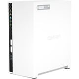 QNAP TS-233, NAS Blanc, 2x USB 2.0, USB-A 3.2 (5 Gbit/s), LAN