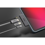 Sitecom 4 en 1 iPad Multiport hub, Hub USB Gris